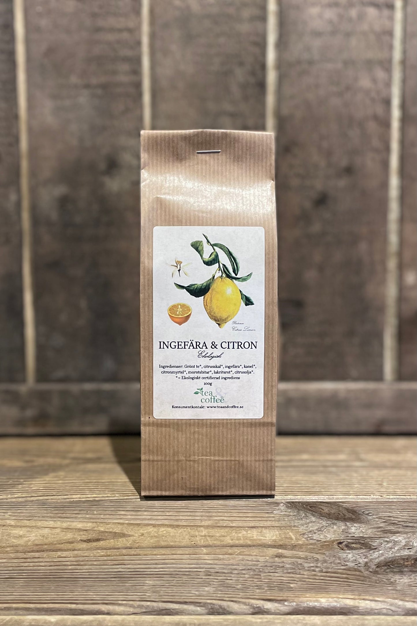 Ekologisk Ingefära & Citron