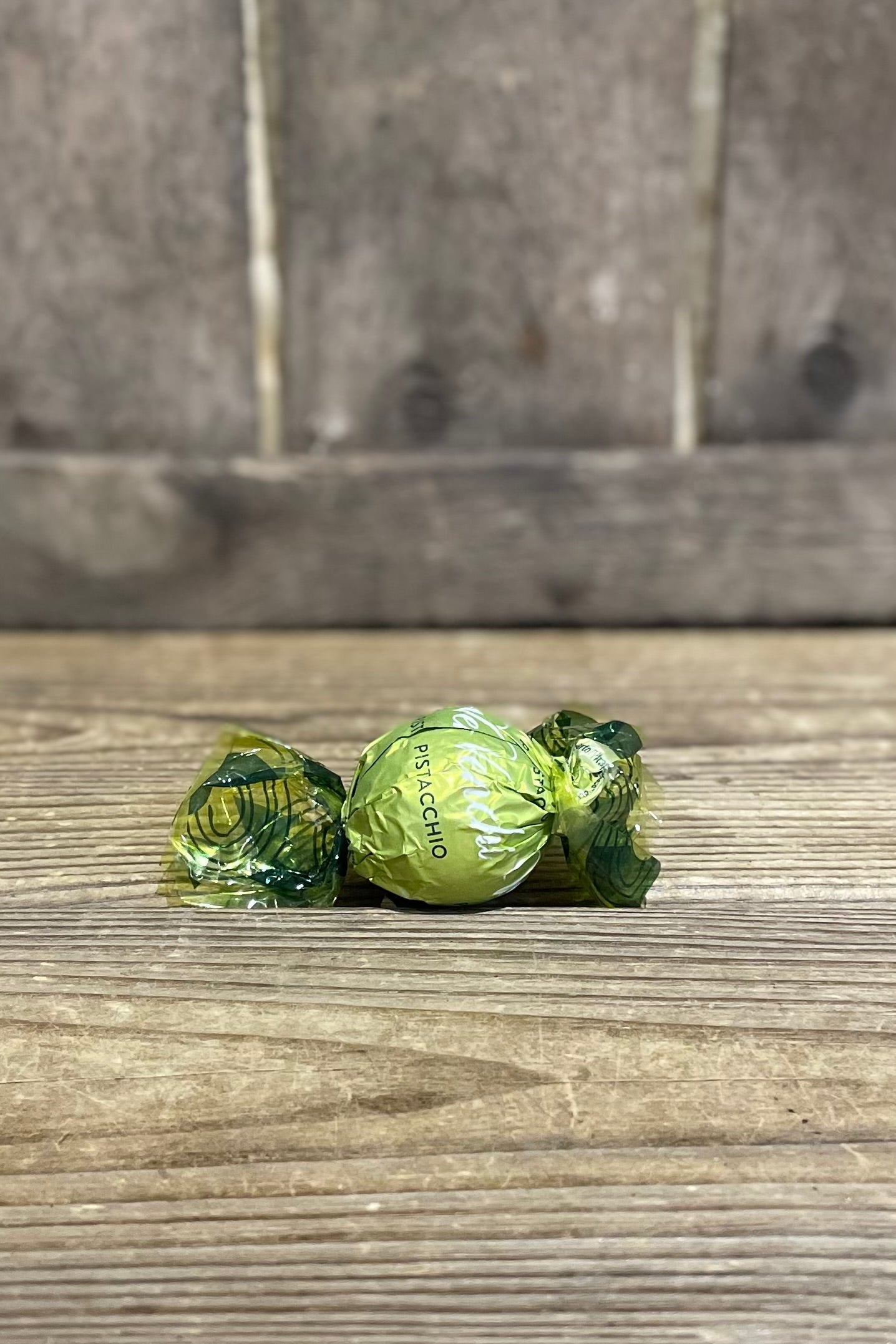 Chokladpralin med pistagemandel