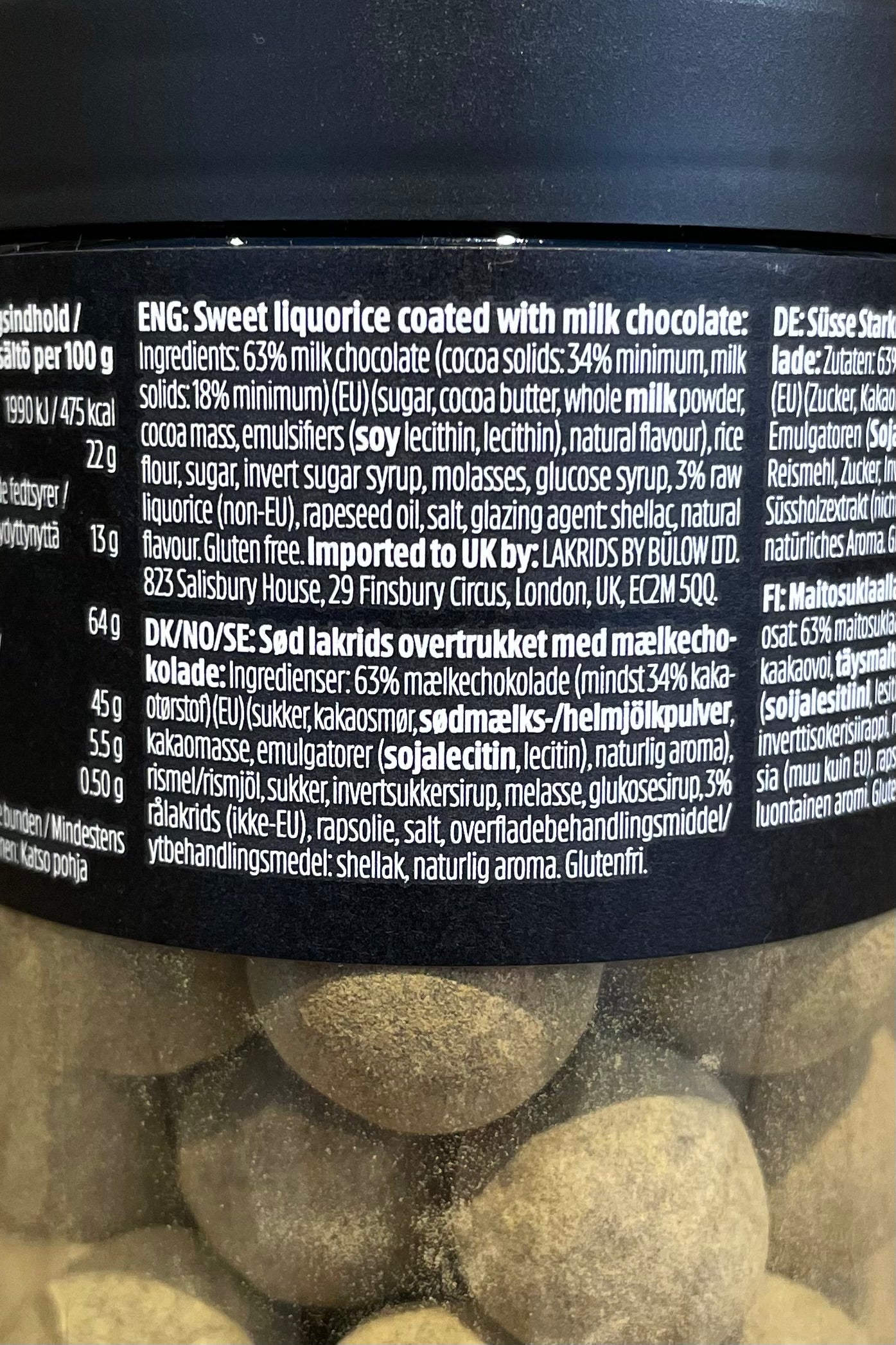 Chokladdoppad lakrits Orginal 295g
