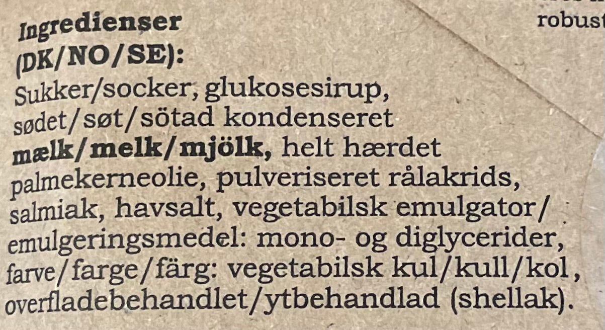 Lakritskola Salmiak