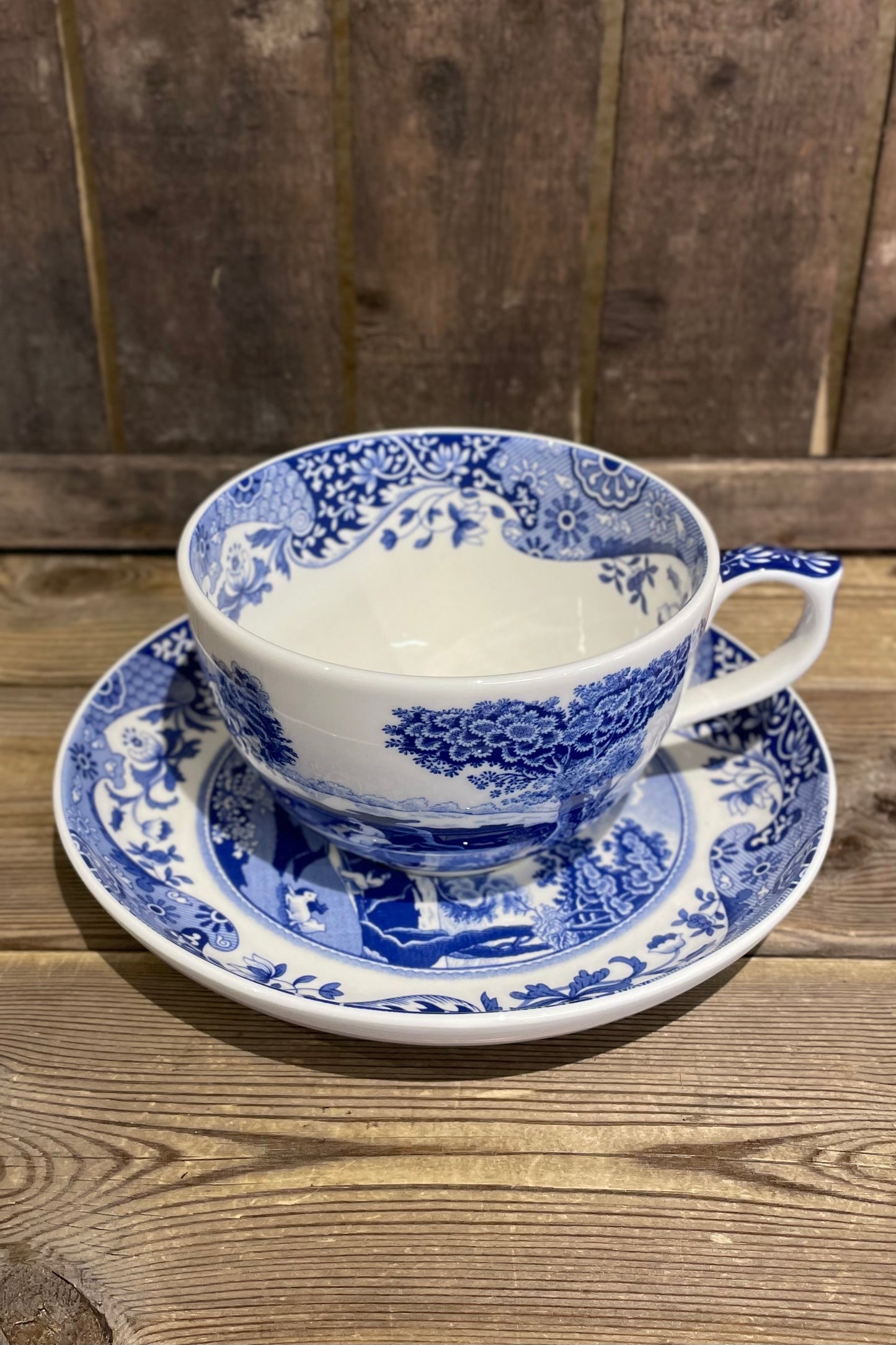 Spode Jumbokopp med fat