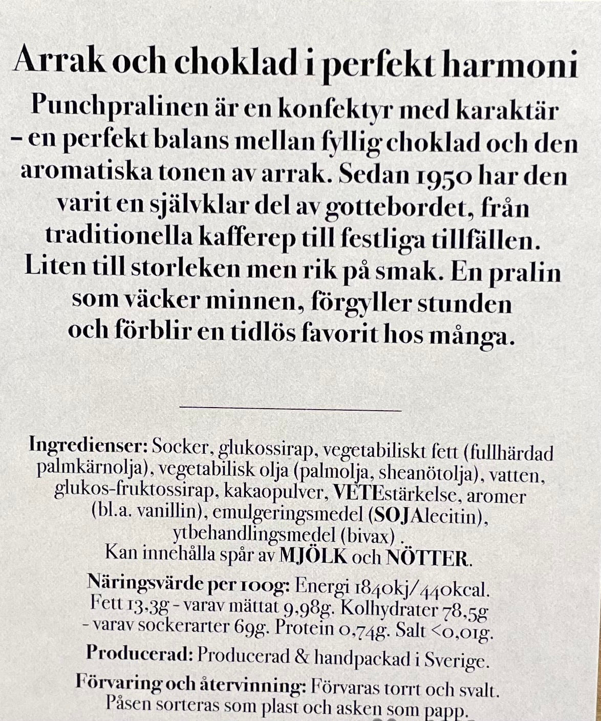Punschpraliner
