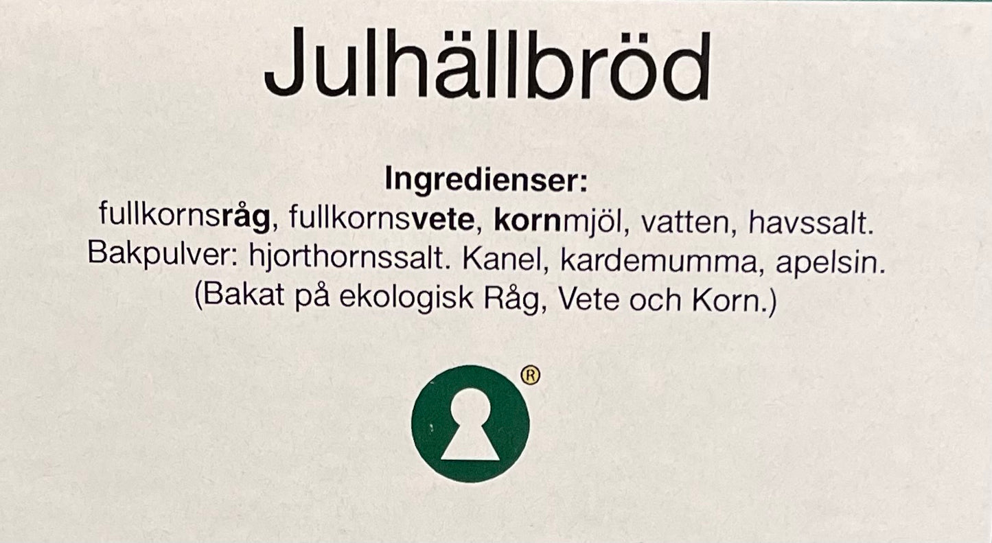 Julhällbröd