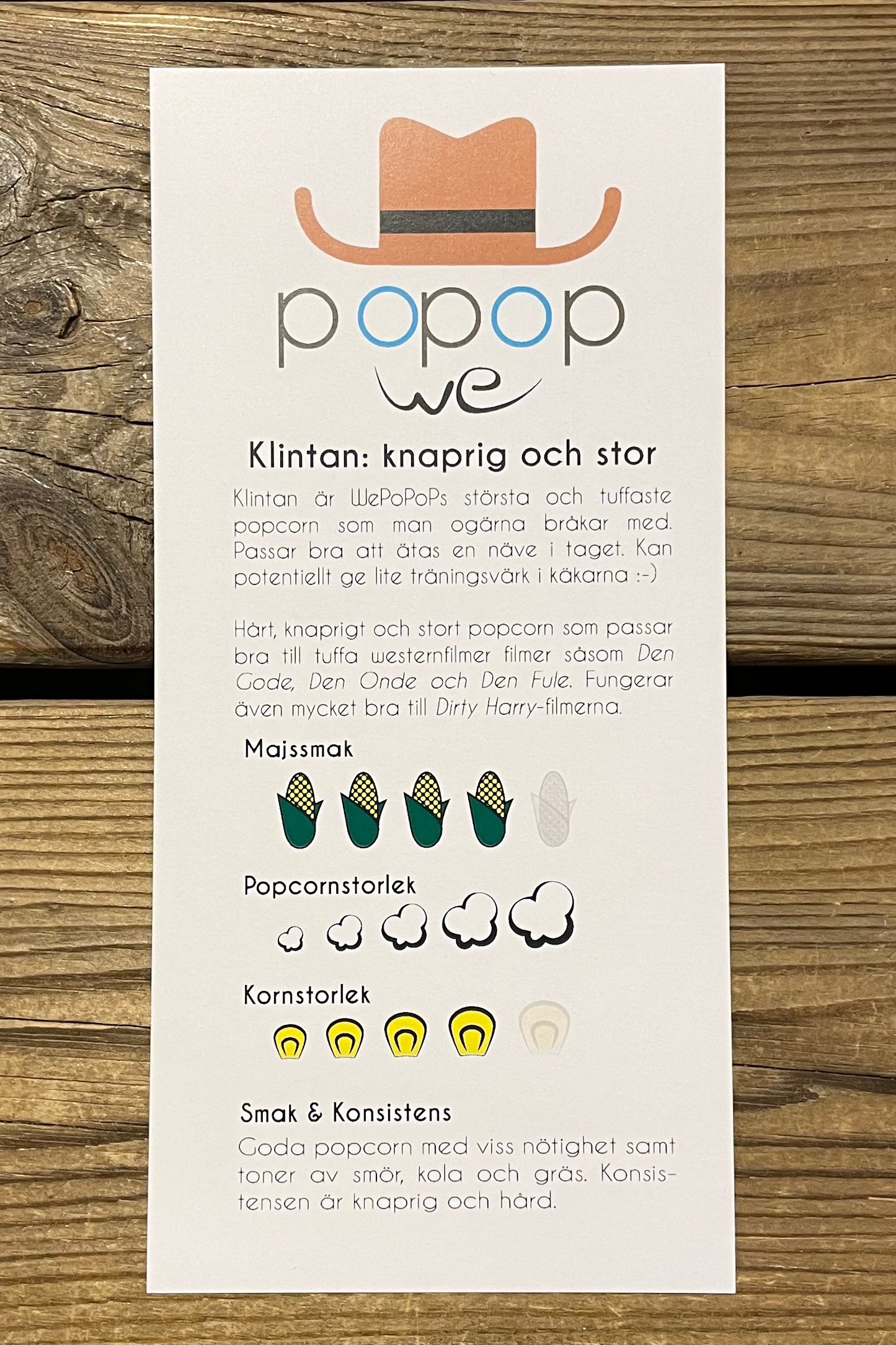 Wepopop 100g Klintan