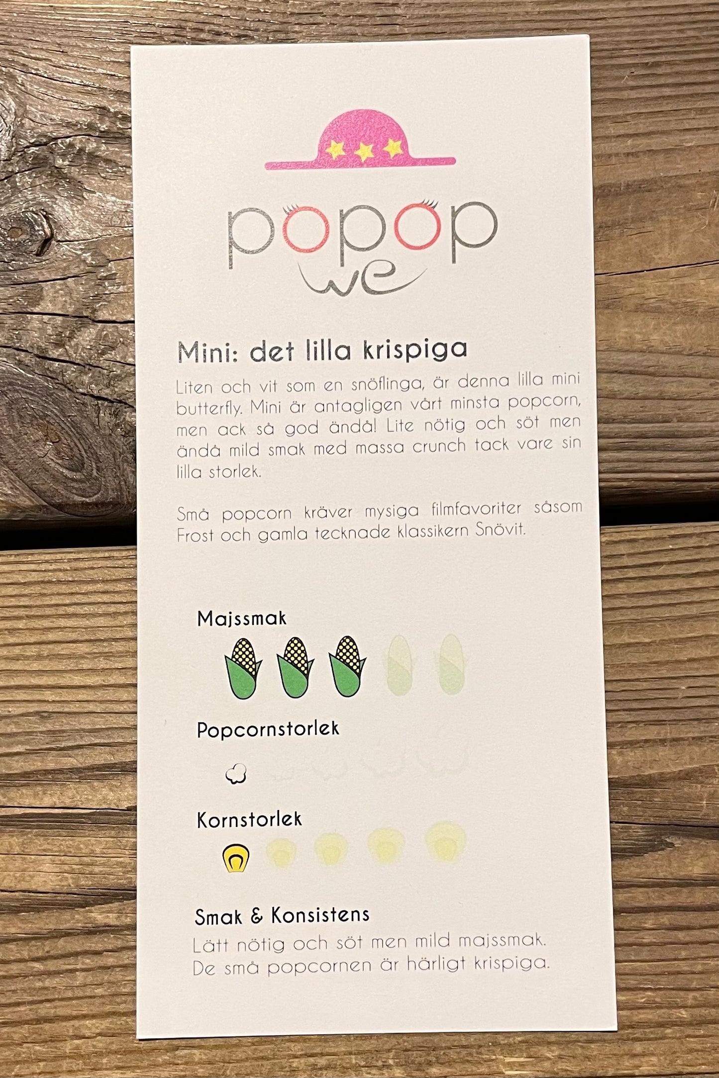 Wepopop 100g Mini