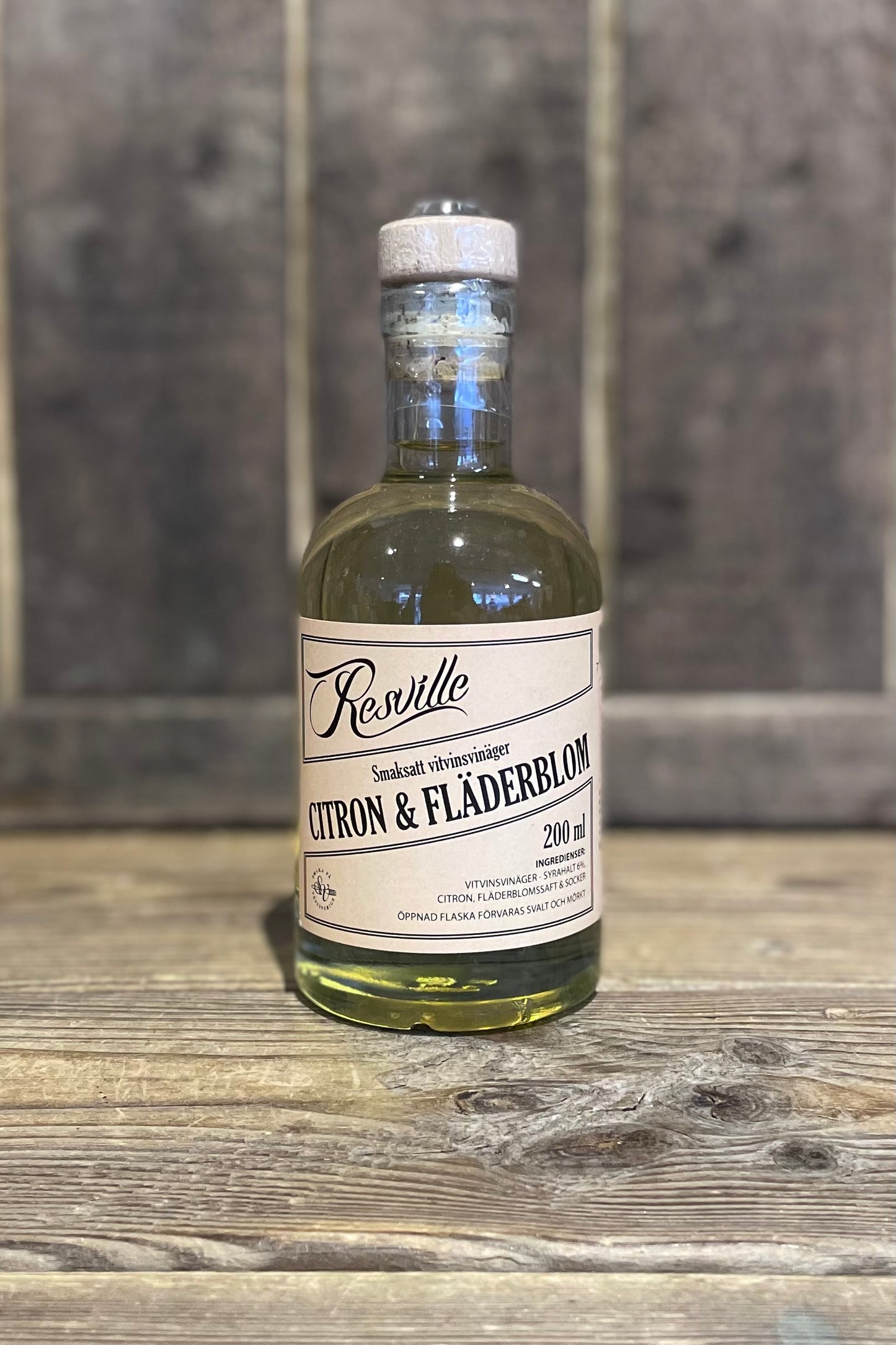 Smaksatt vitvinsvinäger Citron & fläderblom