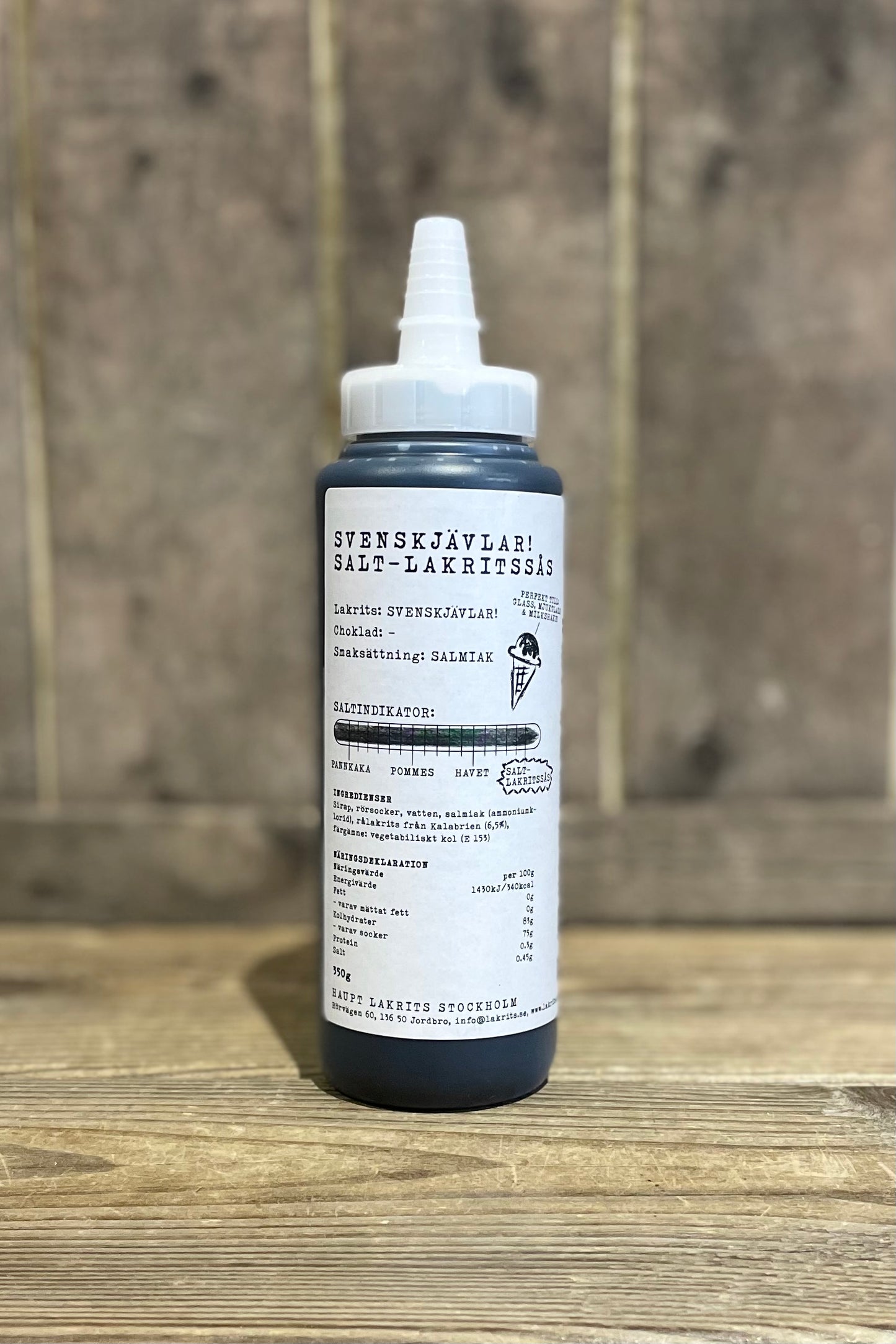 Svenskjävlar Salt-lakritssås