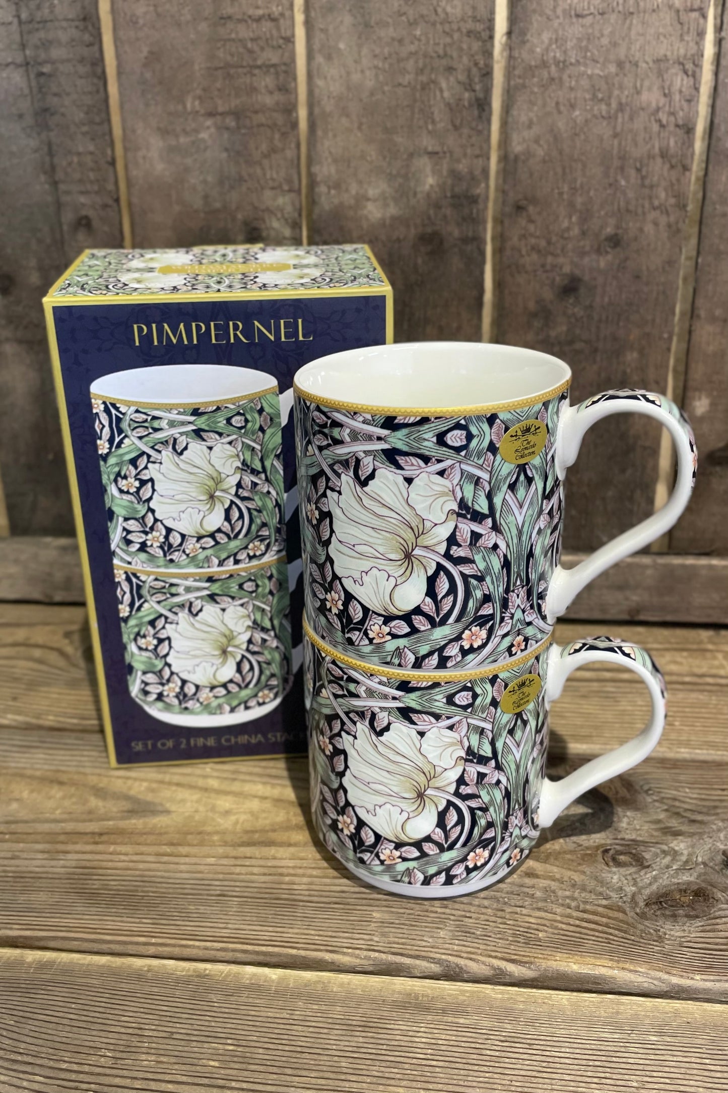 William Morris Pimpernel mugg 2-pack