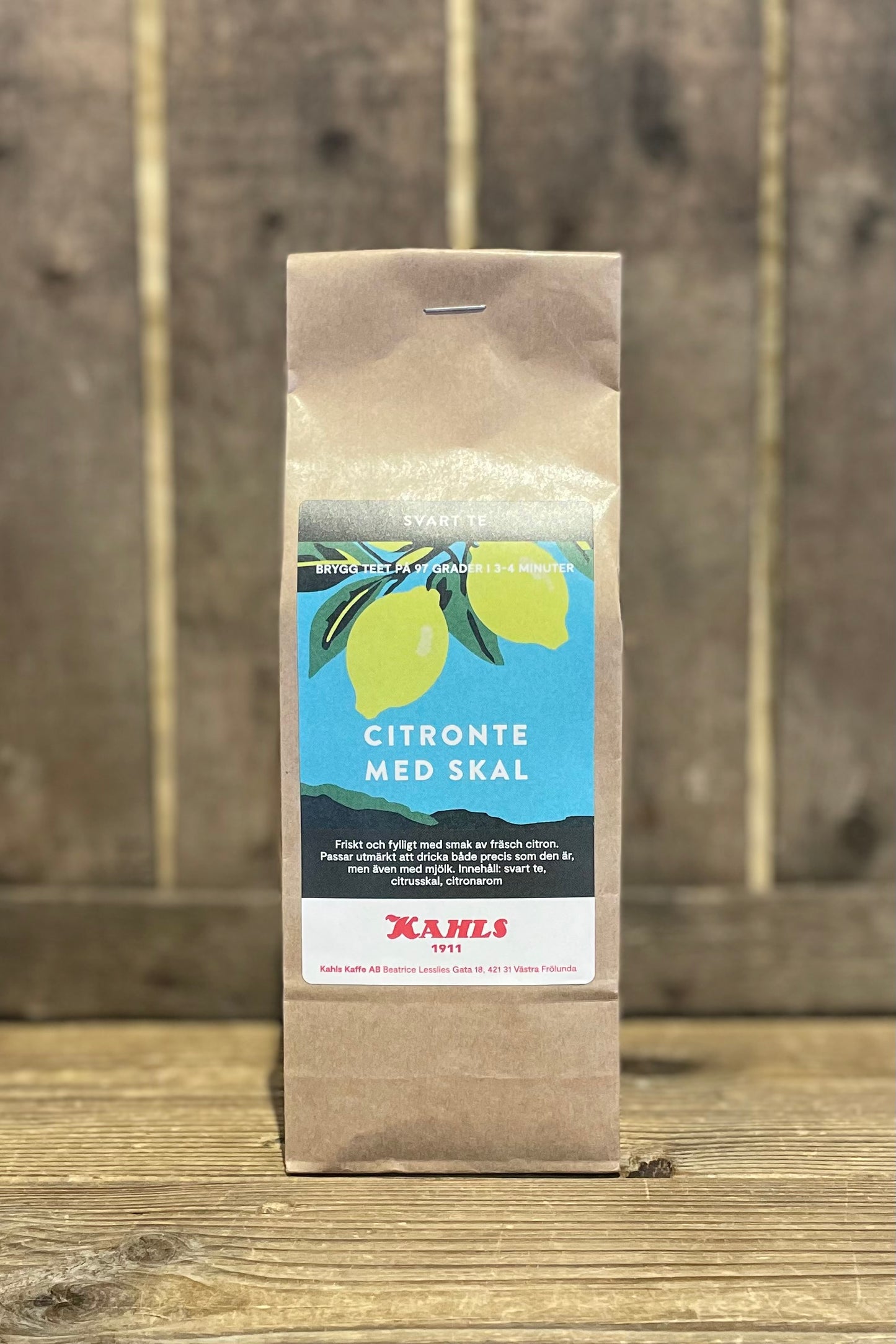 Citronte med skal