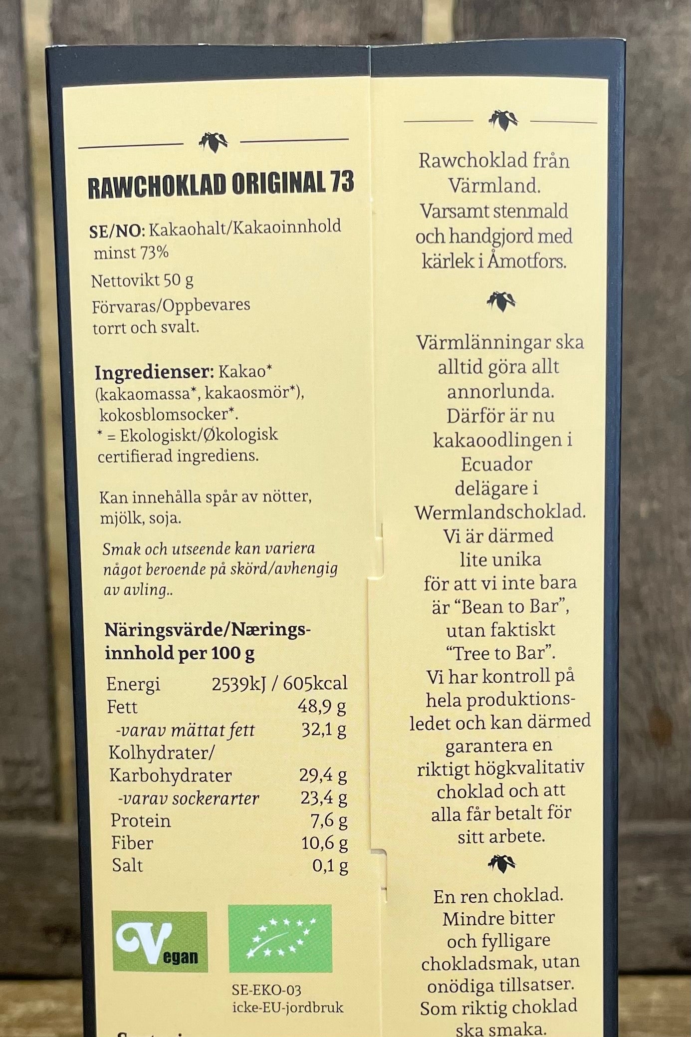 Rawchoklad 73%