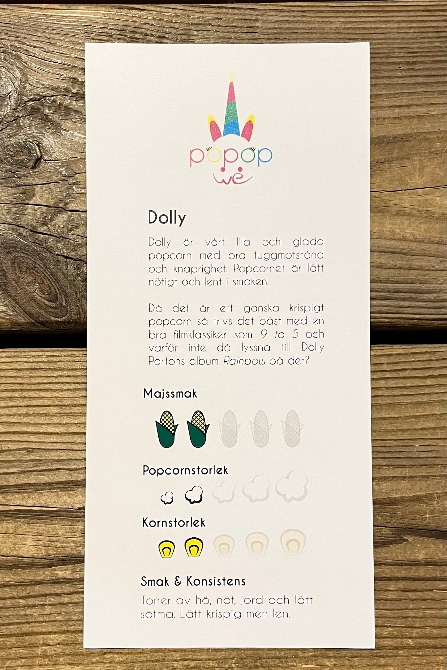 Wepopop 100g Dolly