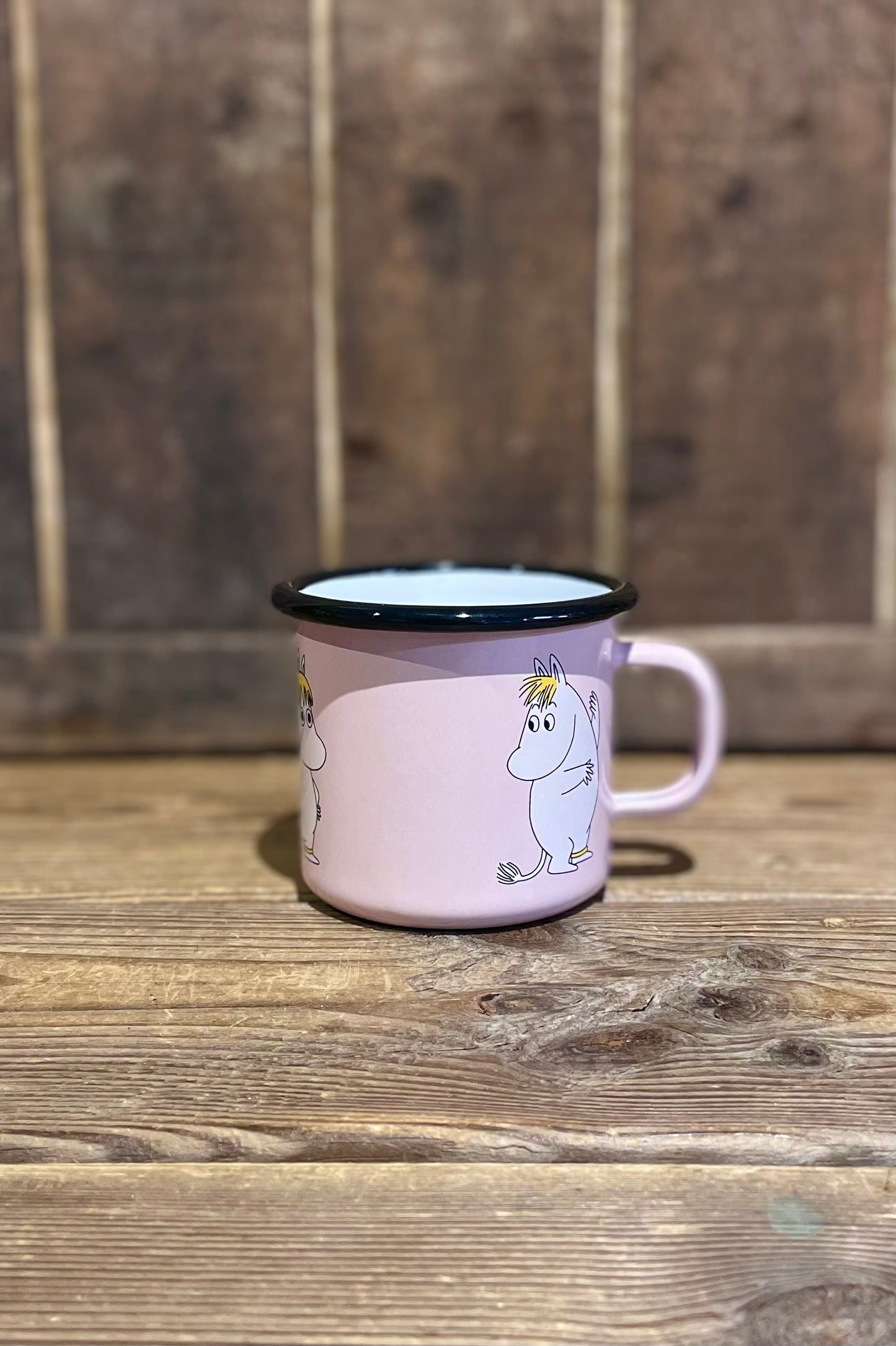 Mumin Emaljmugg
