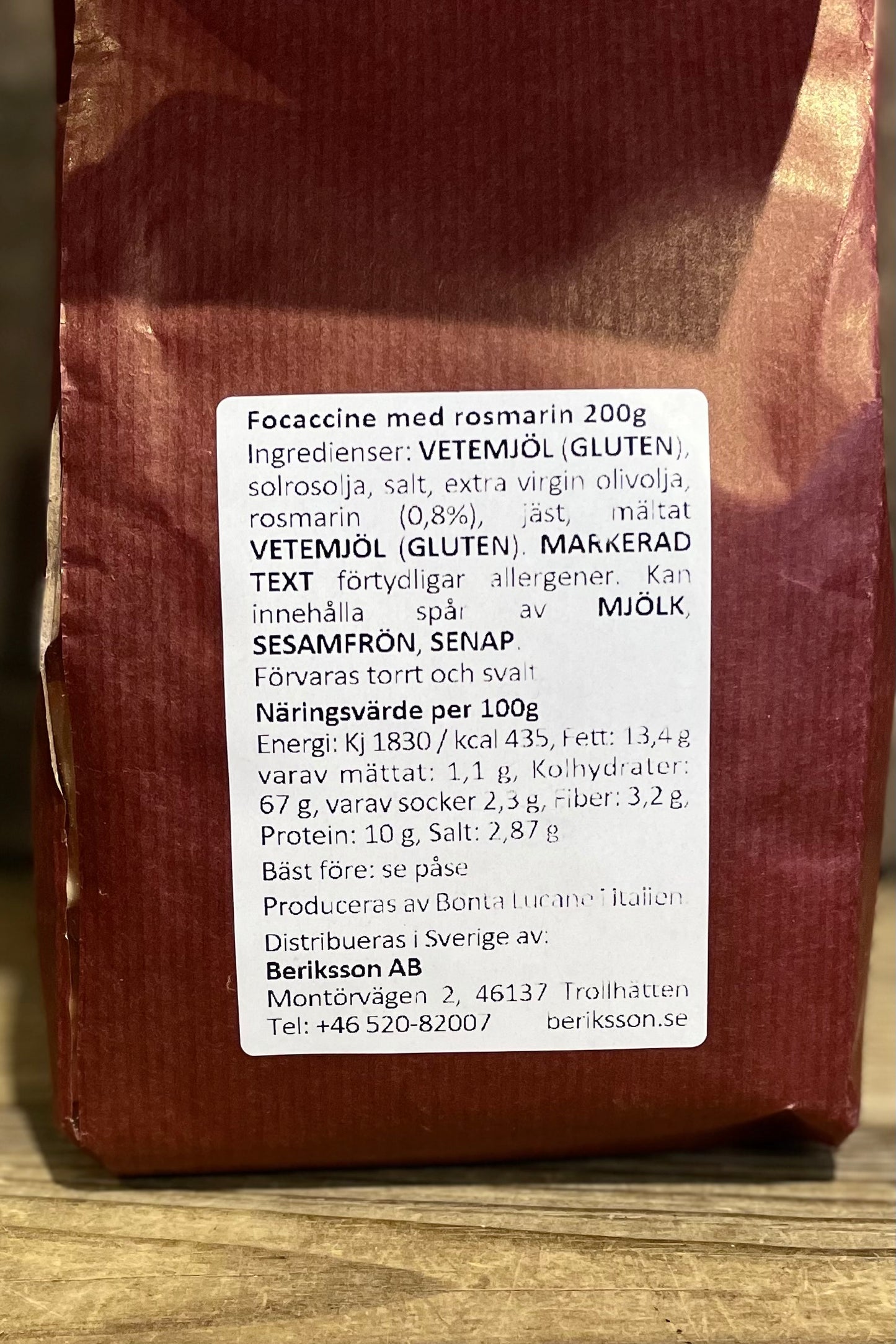 Focaccine med rosmarin