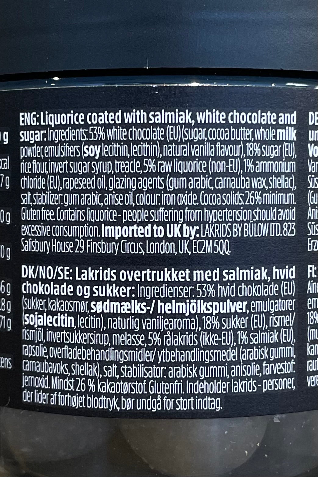 Chokladdoppad lakrits Salmiak 125g