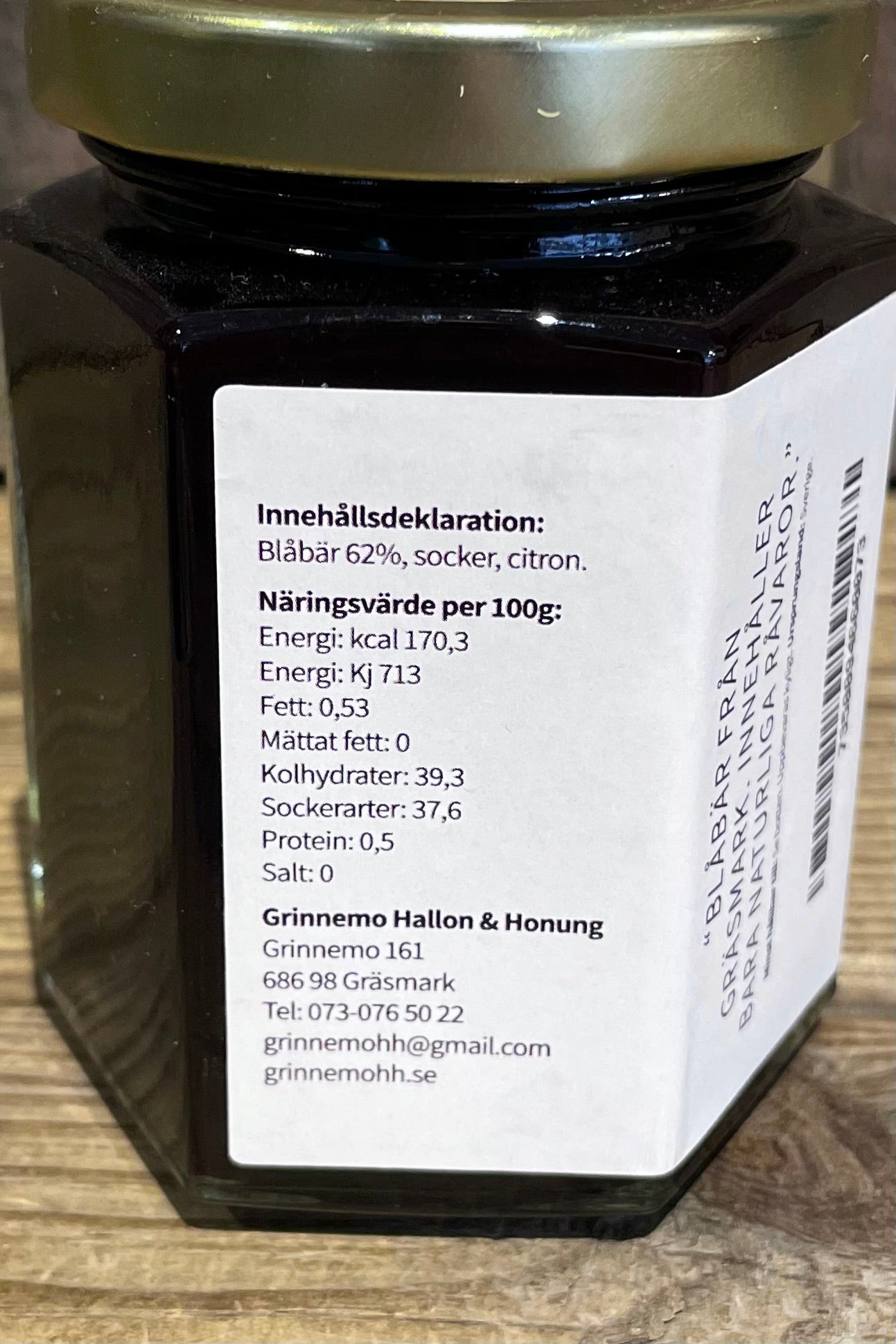 Grinnemo Blåbärssylt