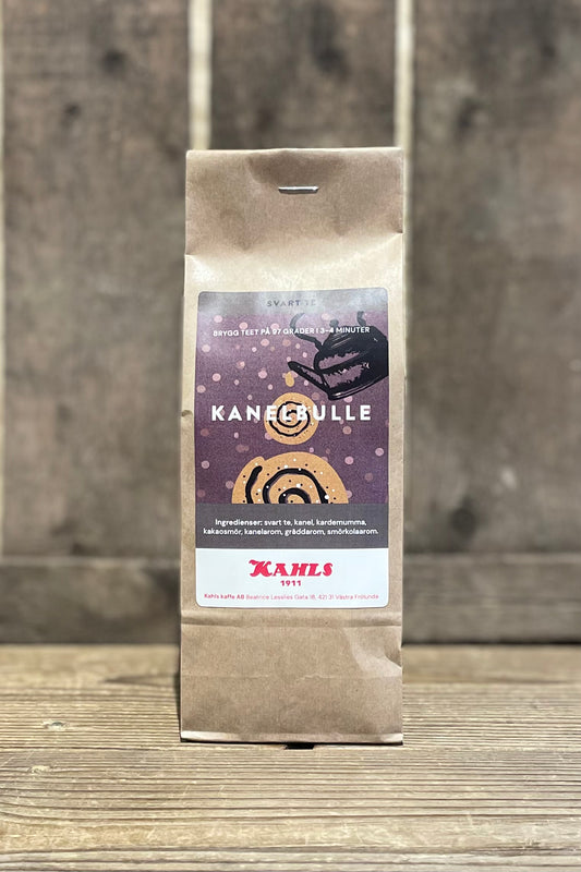 Kanelbulle Svart te