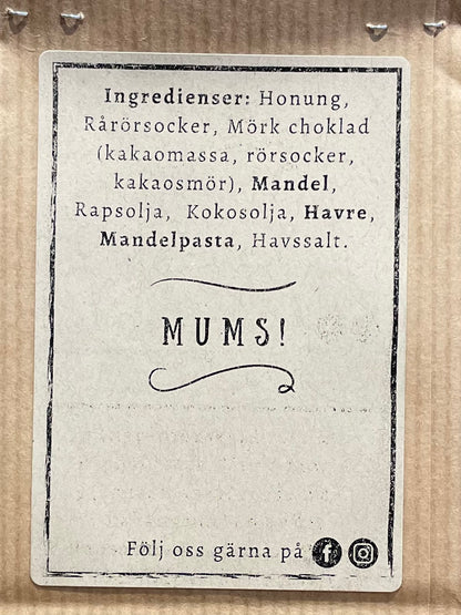 Honungsfudge Mandel & Havssalt