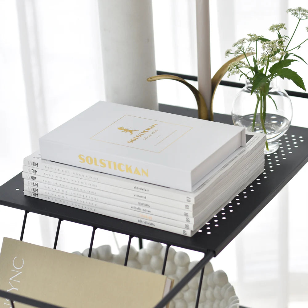 Brandfilt - Vit/Guld