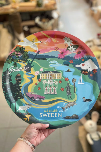 Värmland Rund Bricka