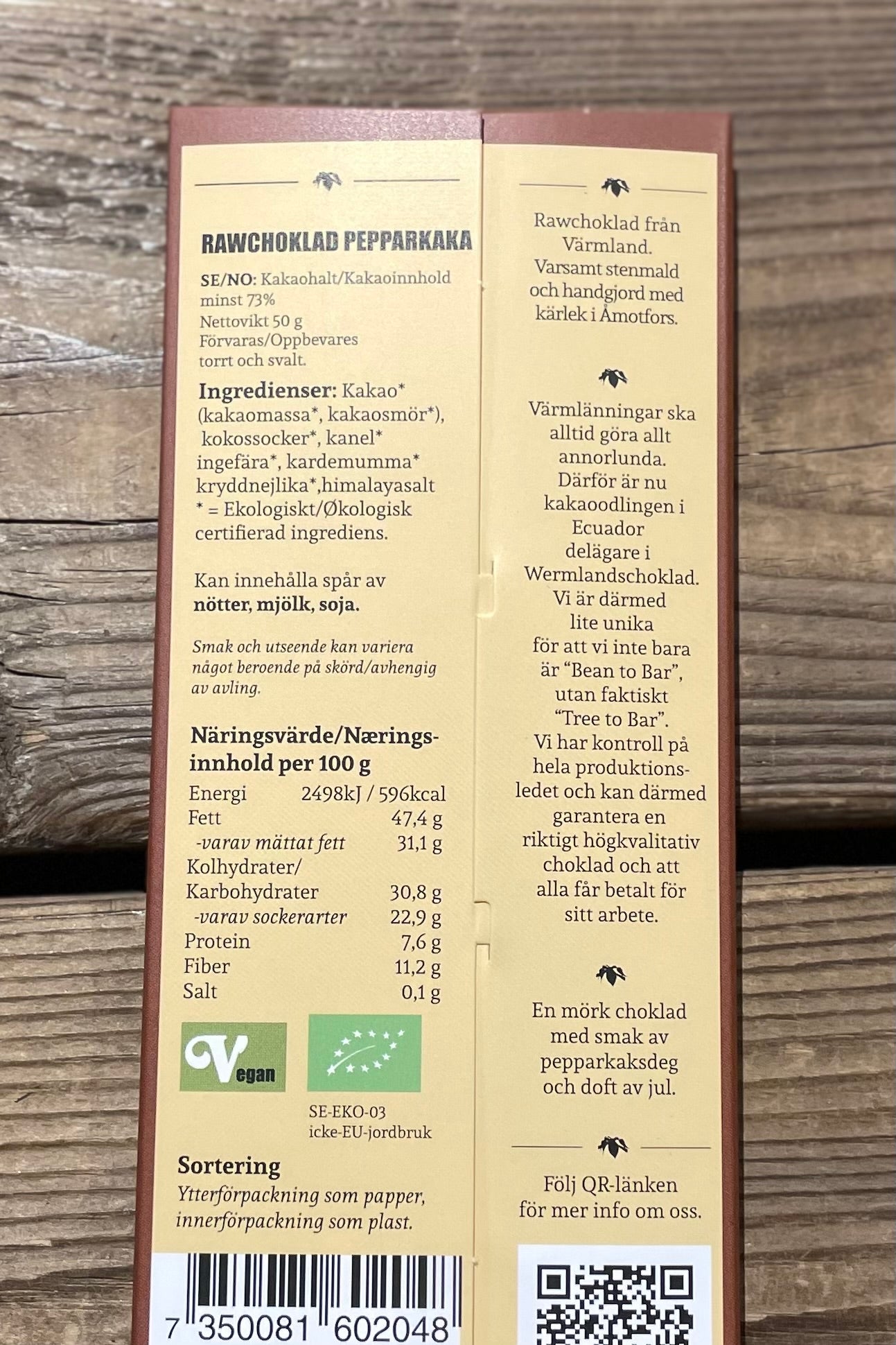 Rawchoklad Pepparkaka