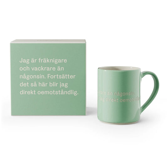 Astrid Lindgren Mugg - Jag är fräknigare och vackrare