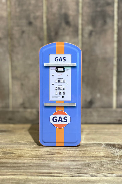 Plåtburk Bensinpump