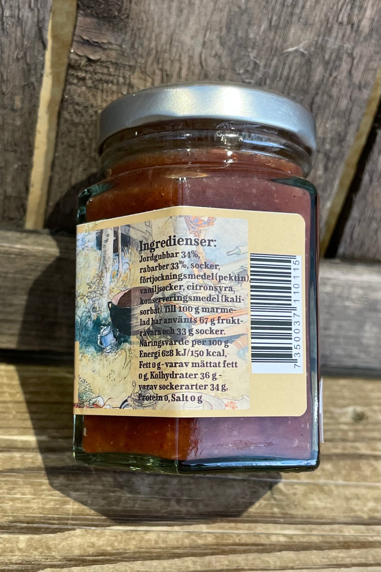 Marmelad Rabarber & Jordgubb
