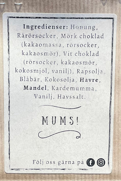 Honungsfudge Blåbär & Kardemumma