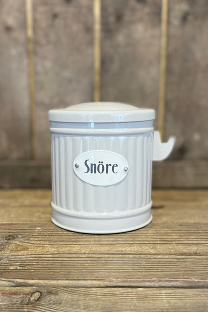 Emaljburk Snöre