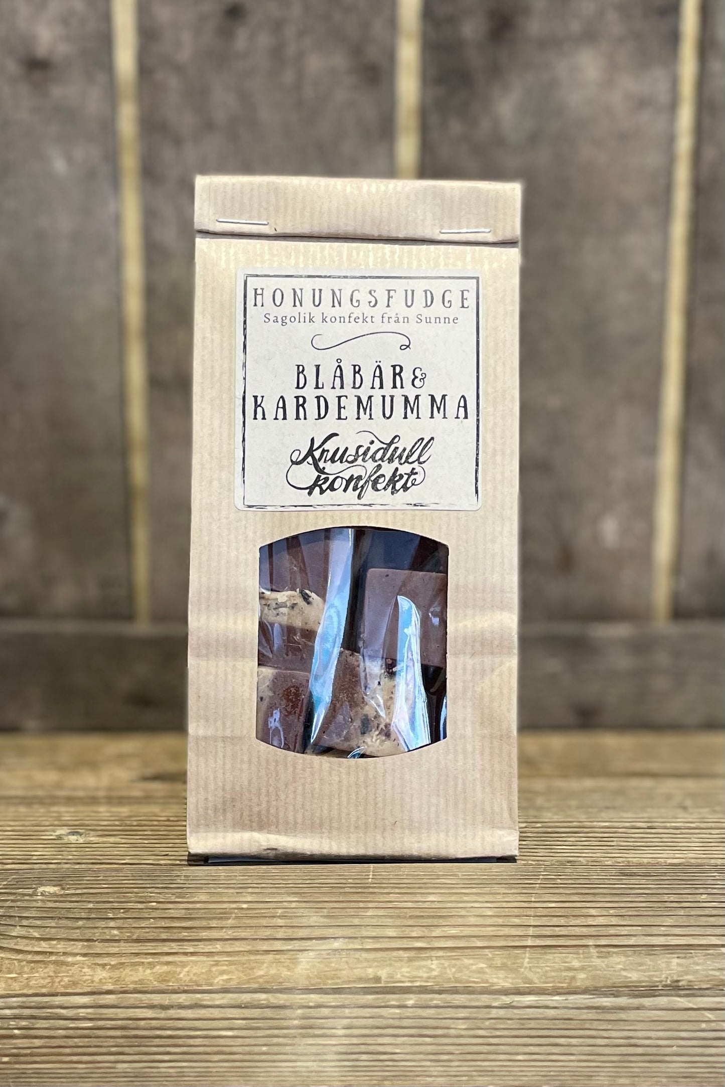 Honungsfudge Blåbär & Kardemumma