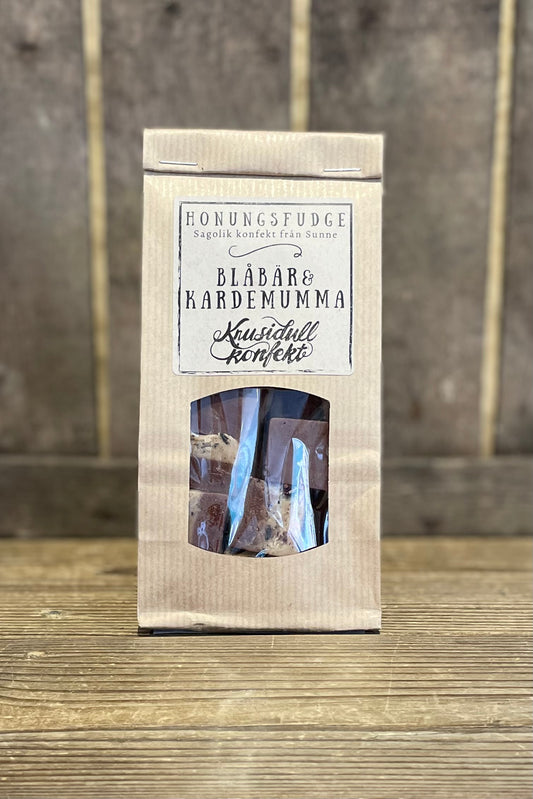 Honungsfudge Blåbär & Kardemumma