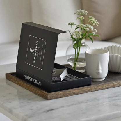 Brandfilt Solstickan Svart/silver