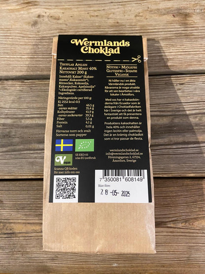 Ekologiska Chokladtryfflar Apelsin