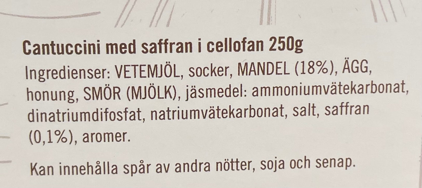 Cantuccini med saffran