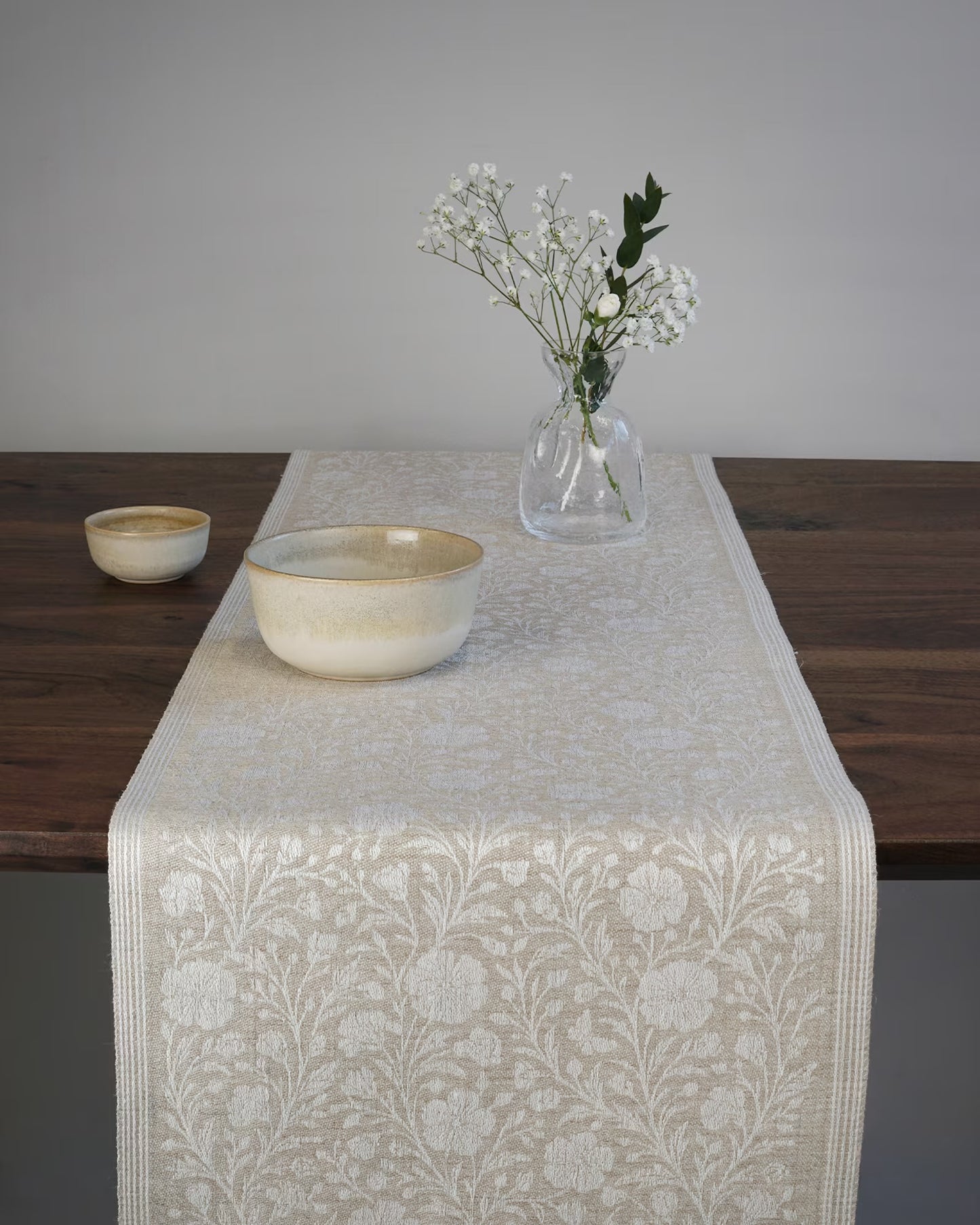 Blååker löpare  Oblekt- Hanna Wendelbo - 35*110 cm