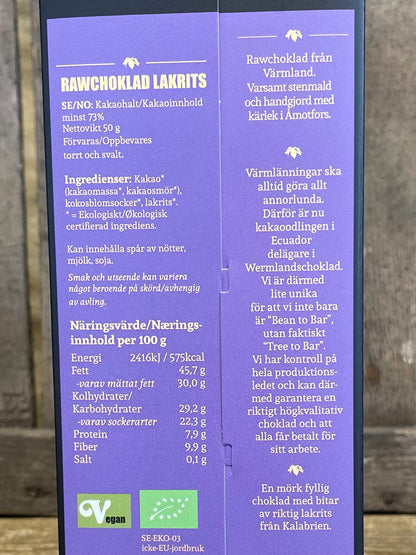 Rawchoklad Lakrits