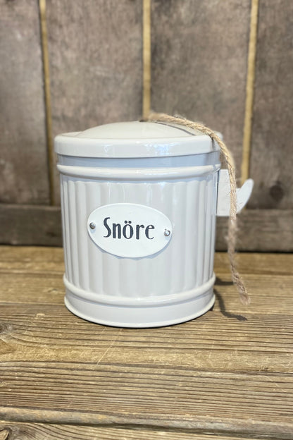 Emaljburk Snöre