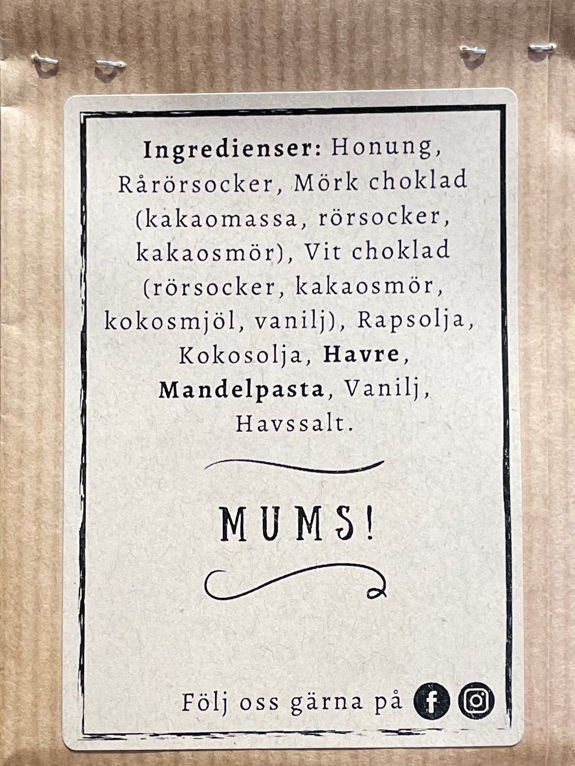 Honungsfudge Choklad & Vanilj