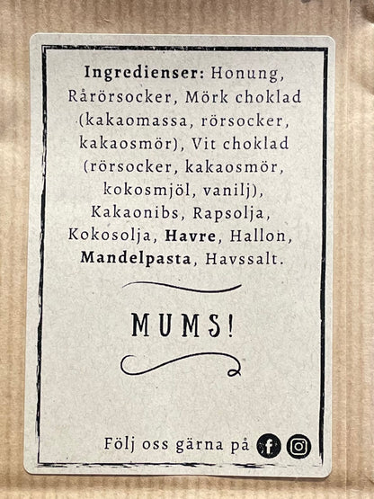 Honungsfudge Hallon & Kakaokross