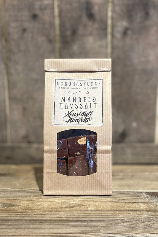 Honungsfudge Mandel & Havssalt
