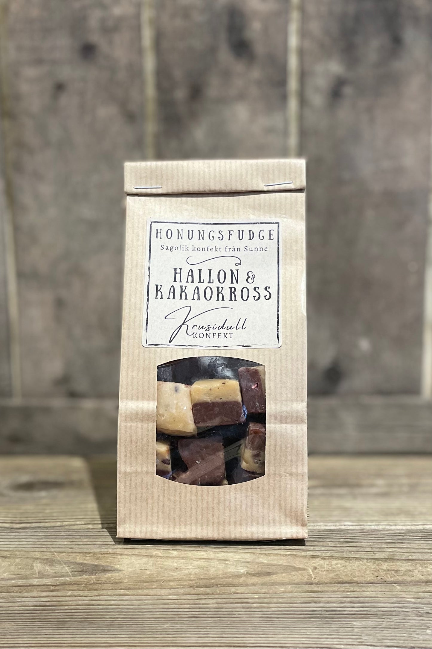 Honungsfudge Hallon & Kakaokross