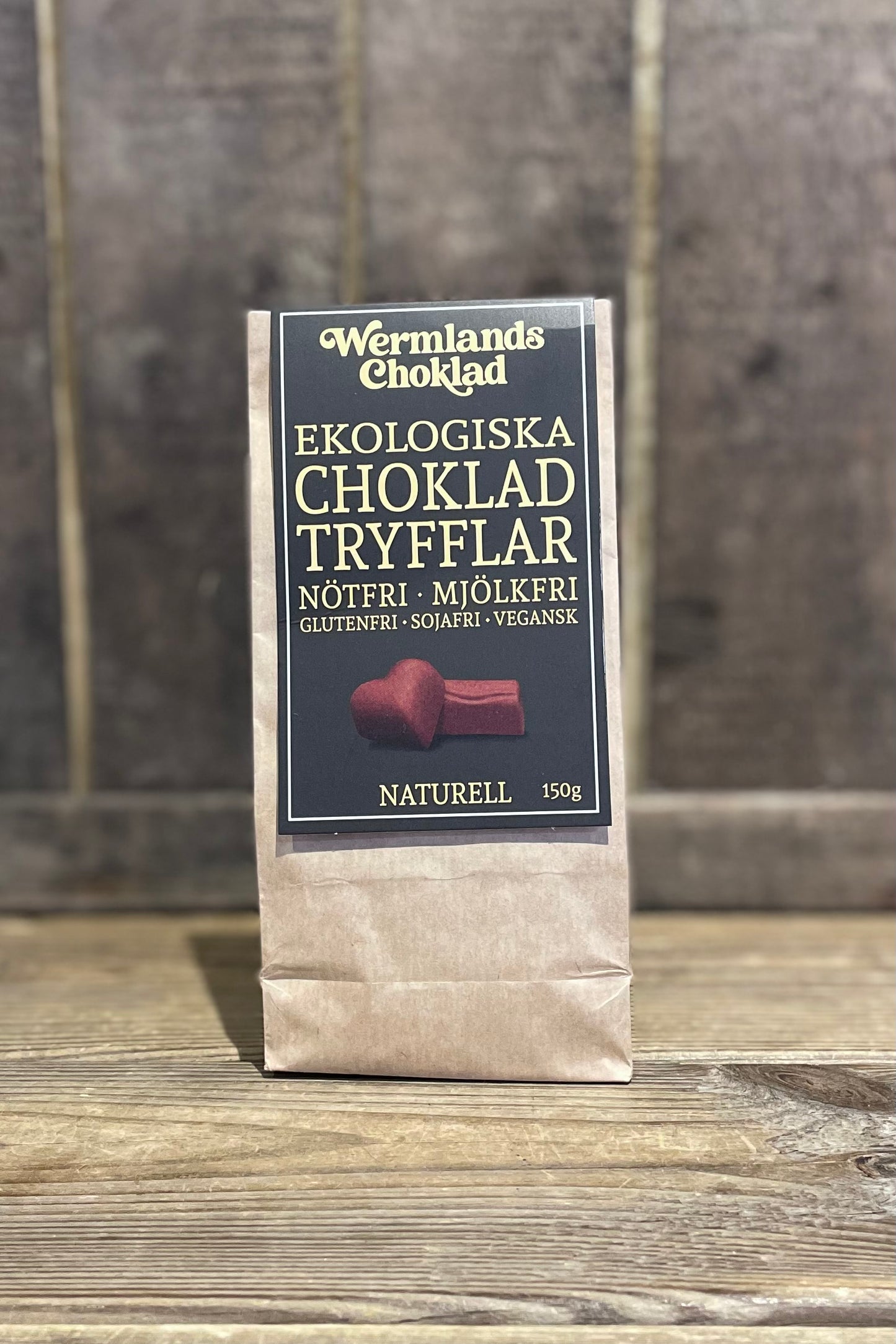 Ekologiska Chokladtryfflar Naturell