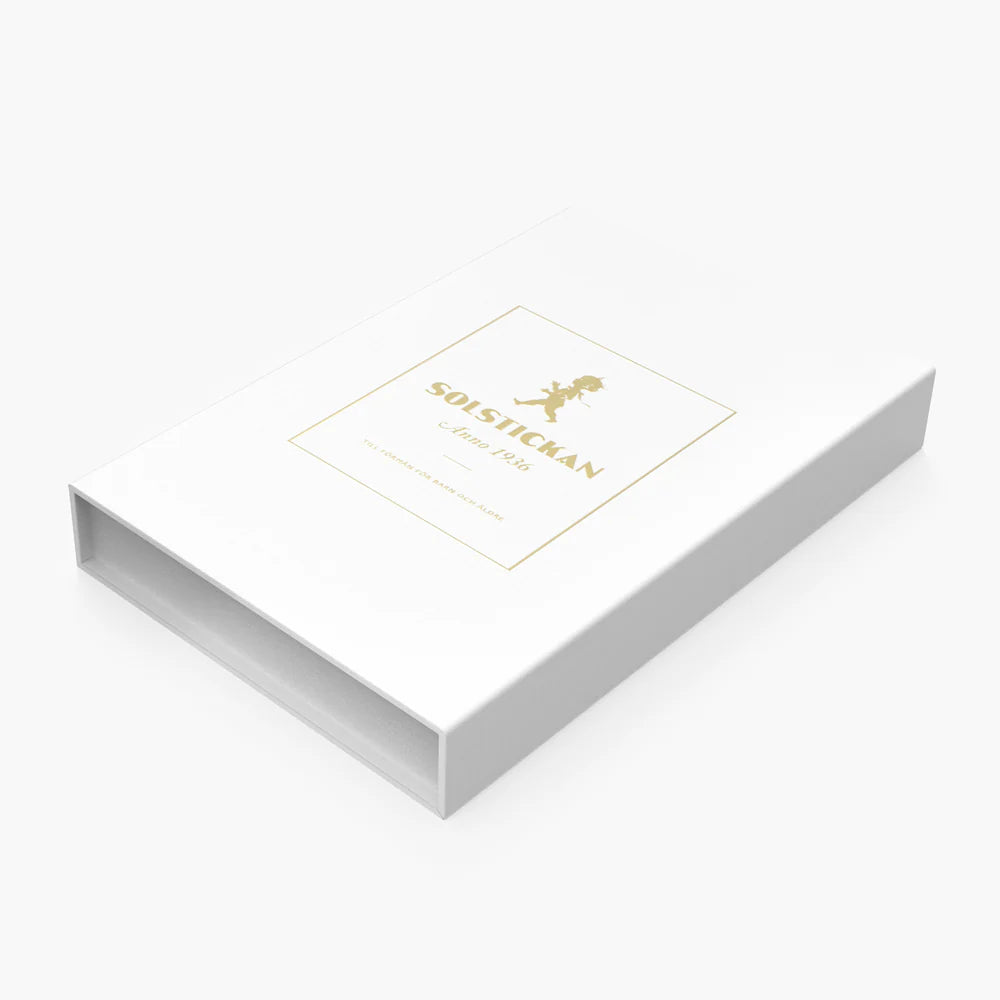 Brandfilt - Vit/Guld