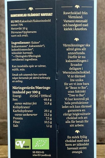 Rawchoklad Havssalt