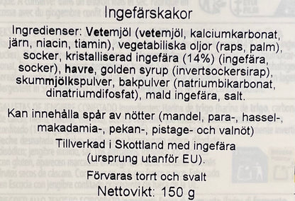 Ingefärskakor