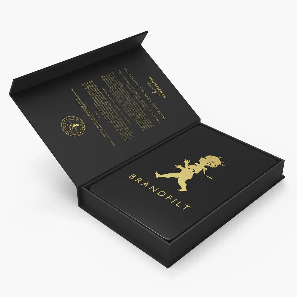 Brandfilt - Svart/Guld