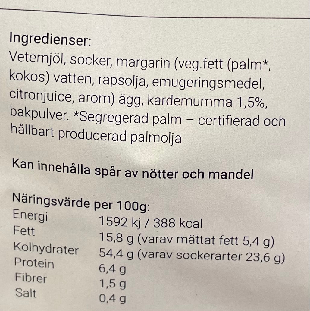 Skorpor Kardemumma