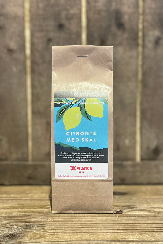 Citronte med skal