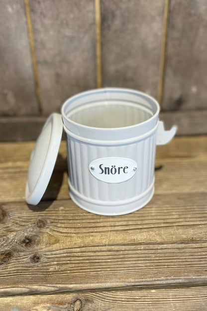 Emaljburk Snöre