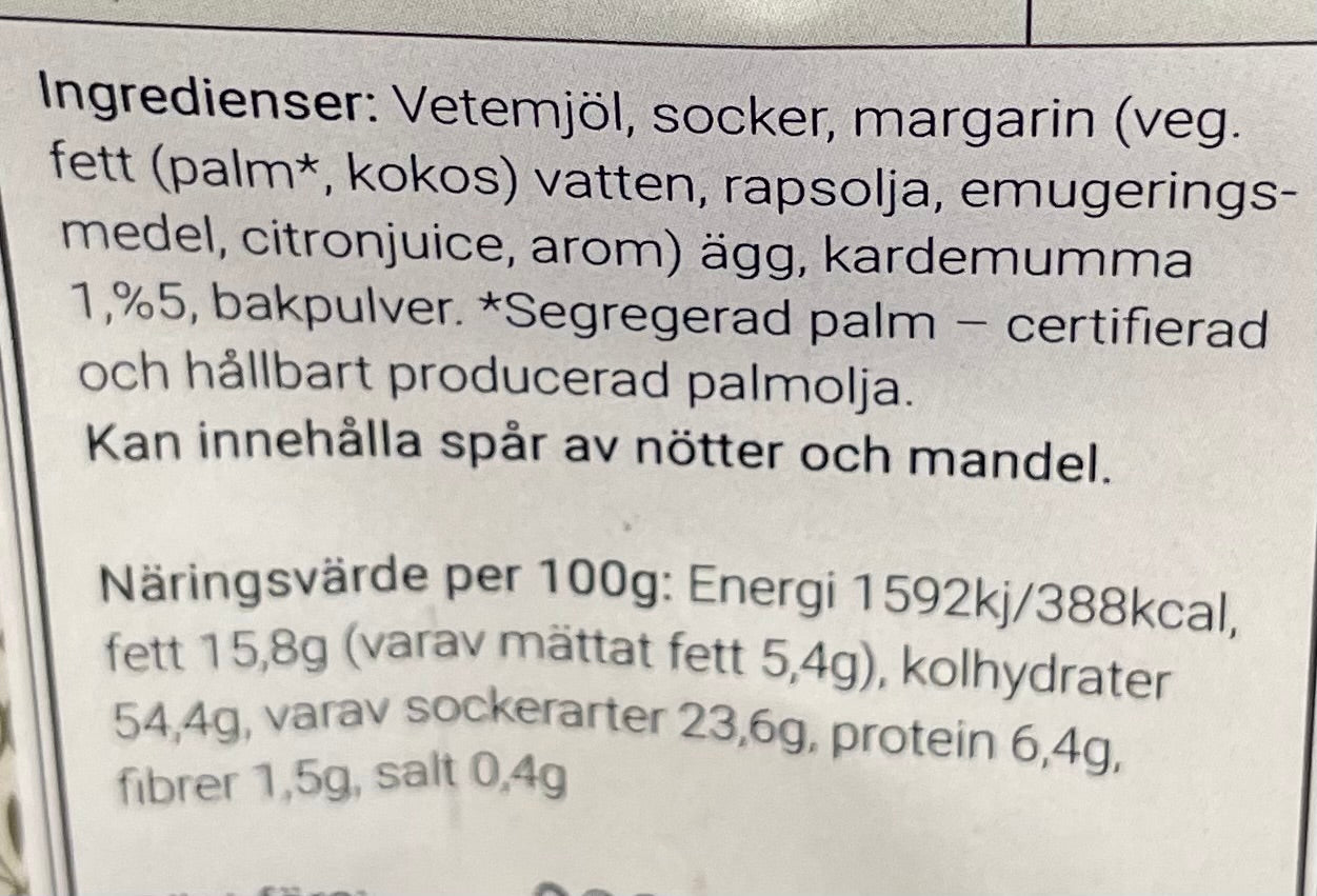 Skorpor Kardemumma